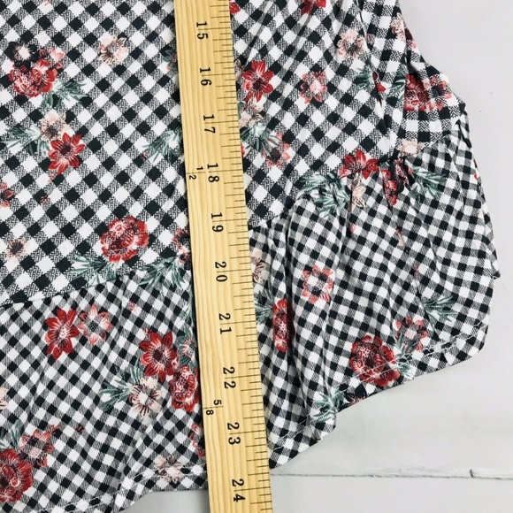 Style Co 3/4 Bell Sleeve Slits Floral Blouse SZ XL - Picture 5 of 7